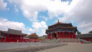 4k清故宫龙椅地标建筑广场文物视频的预览图